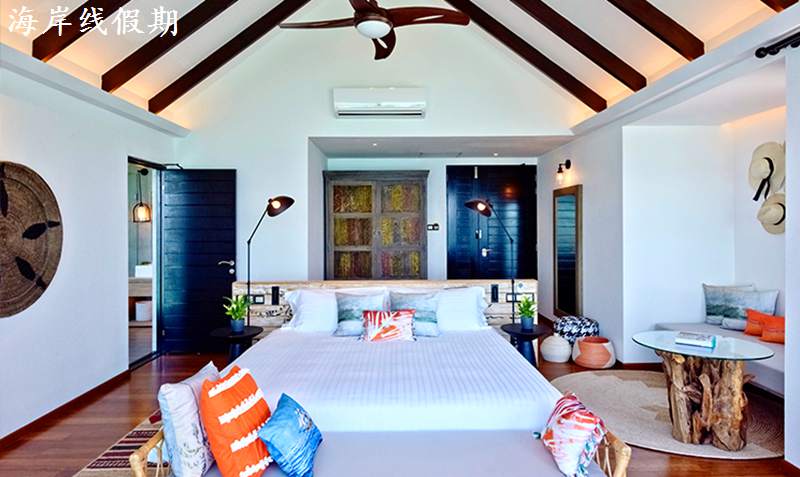 房型内部设施图片参考，如无边泳池与电视及音响， 泄湖水上别墅-Lagoon Water Villa maldievs(卡戴帕茹岛|大公园岛 Grand Park Kodhipparu Maldives) 